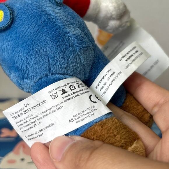 Super Mario Brothers Nintendo Mario Plush Stuffed Animal Toy Doll 2017 Goodstuff - Picture 7 of 9